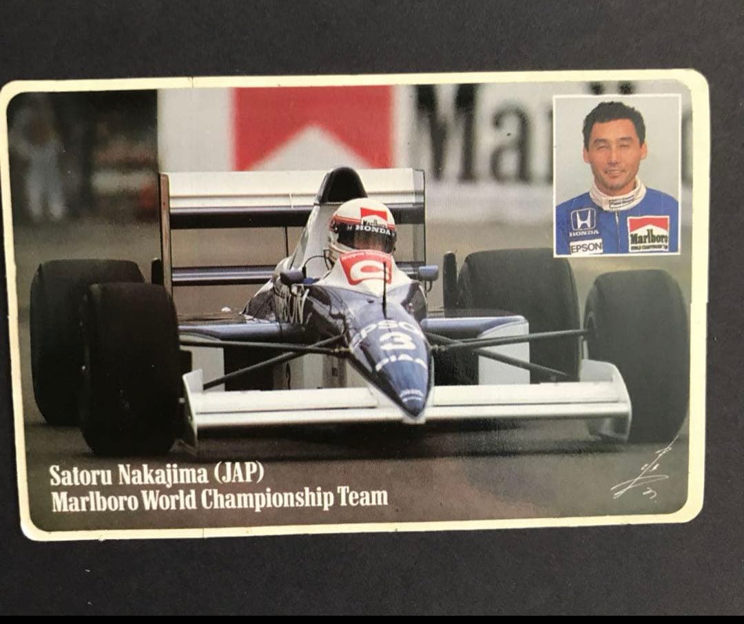 中嶋悟 Marlboro WorldChampionshipTeamステッカー