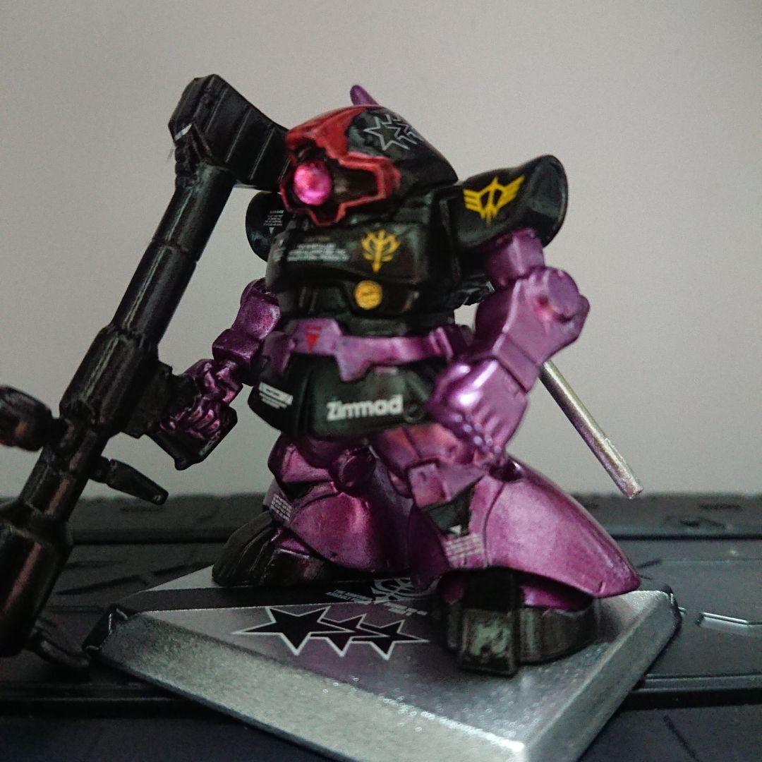 ガンダムコンバージ 黒い三連星専用 ドム②メタリック リペイント