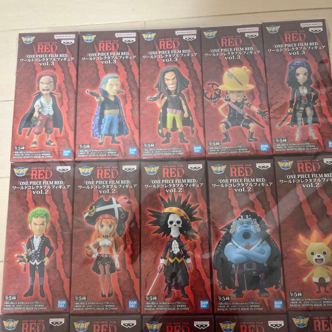 ONE PIECE FILM RED フィギュアワーコレセット 全20体セット