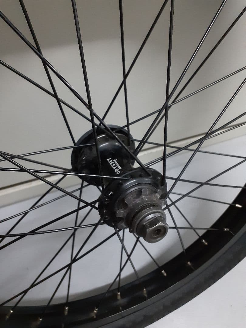最終値下げ(^^)　ODYSSEY　bmx　リアホイール　カセットハブ