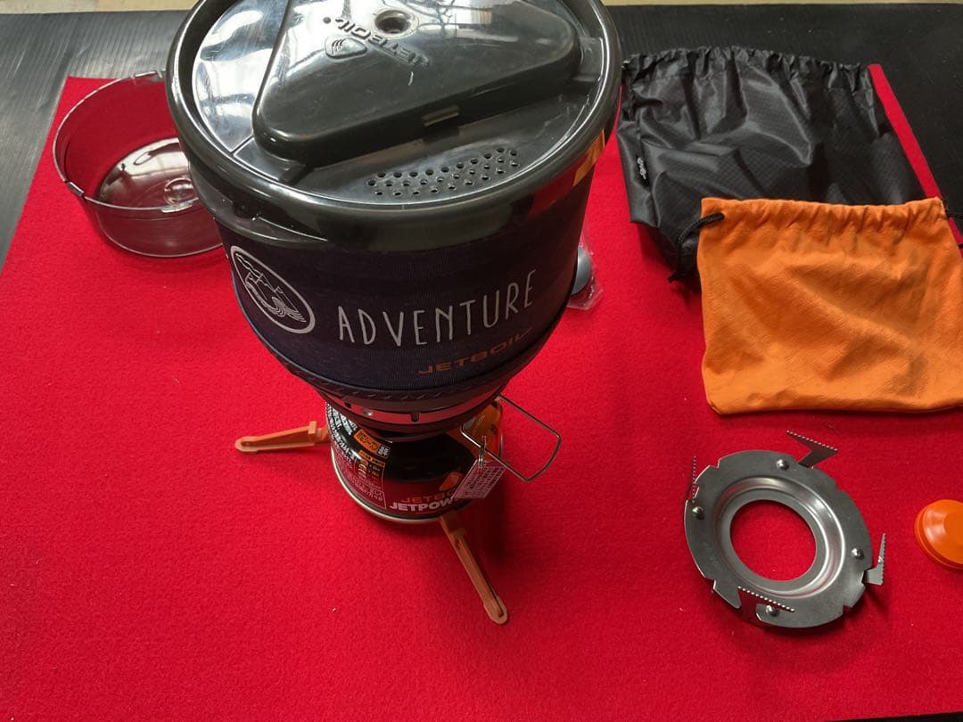 JETBOILミニモ　動作良好美品&収納袋と新品純正OD缶付きセット