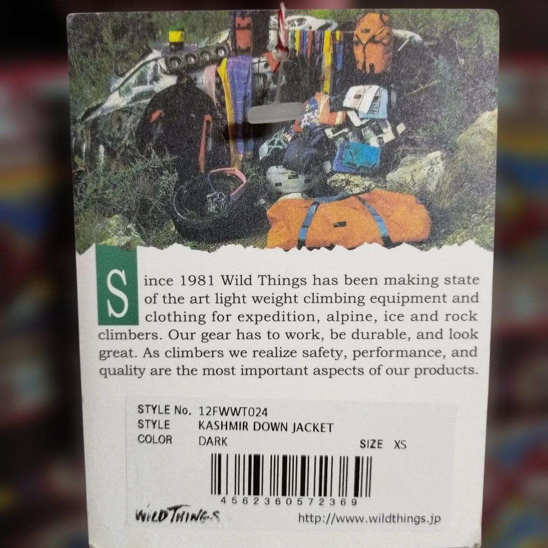 新品 ワイルドシングスWILD THINGS カシミヤダウンジャケットレディース