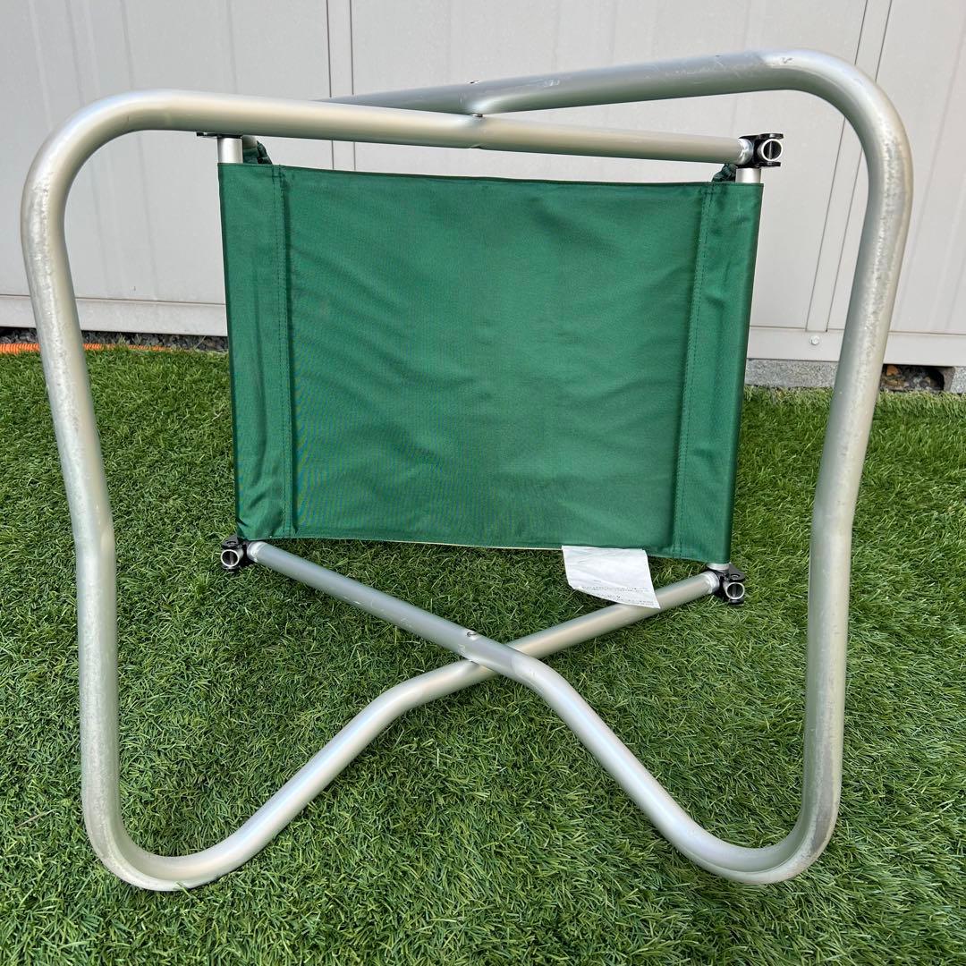 【廃盤品】スノーピーク　パッドインチェア ワイド　グリーン×ベージュ