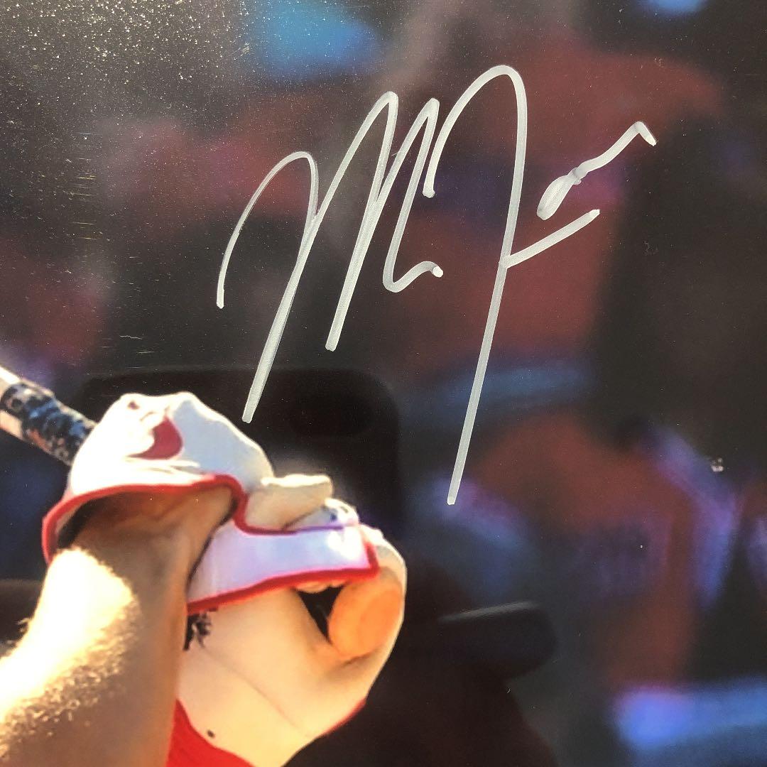 MLB マイク・トラウト　直筆サイン　大谷翔平　エンジェルス