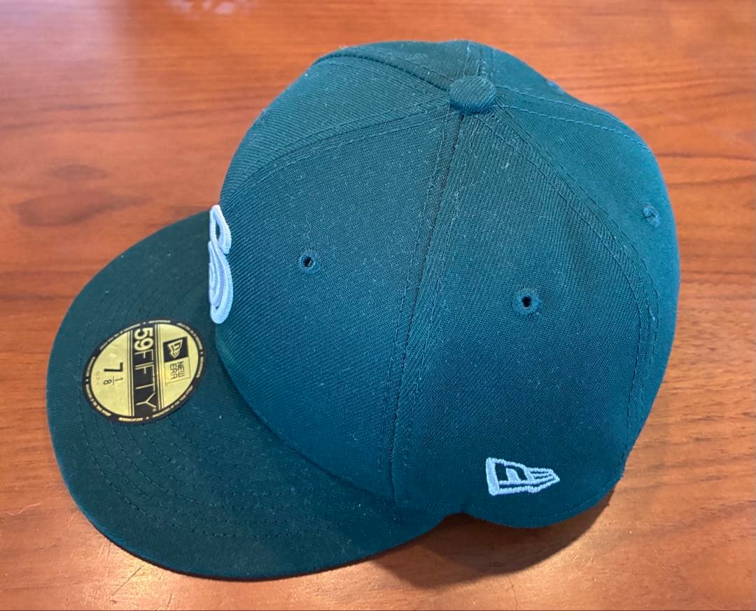 値下げ！！　New Era 59FIFTY 緑色 キャップ 7 1/8