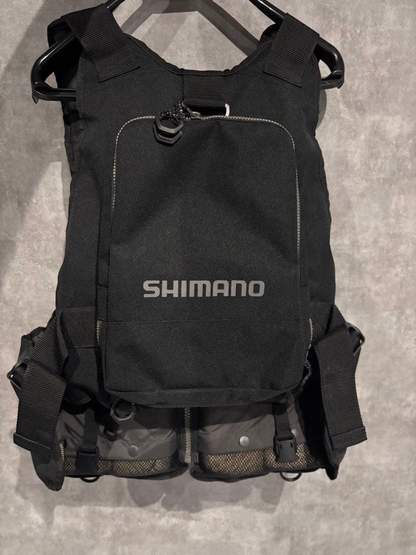 SHIMANO フィッシングベスト ブラック