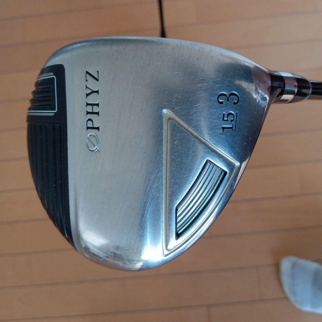 ブリヂストンPHYZ ドライバー、フェアウェイウッド3番5番　3本セット