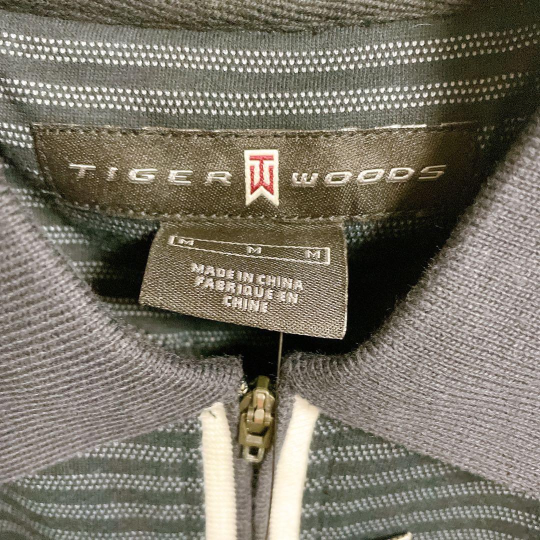 未使用　NIKE GOLF タイガーウッズ　ハーフジップ　ポロシャツ　M ゴルフ