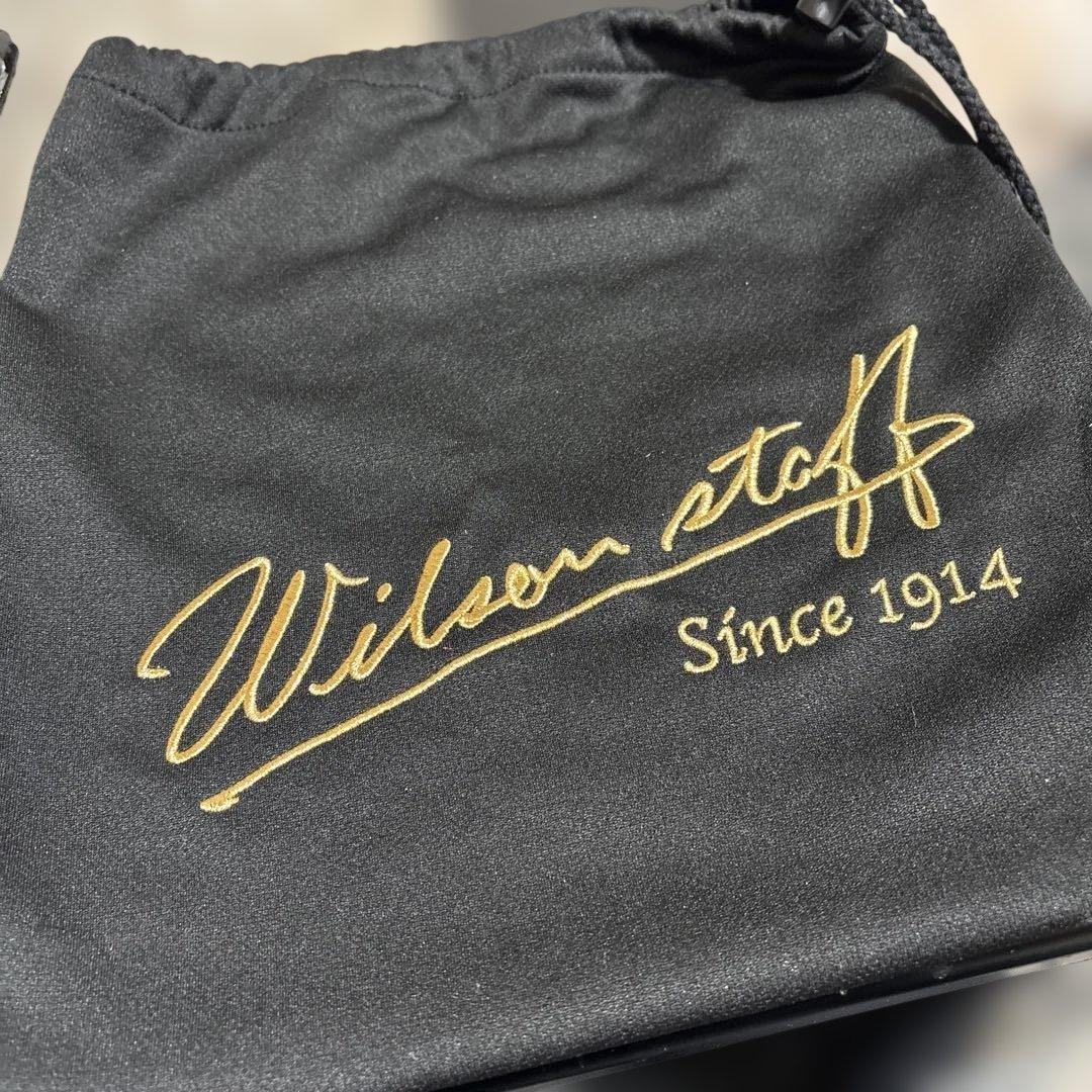 Wilson staff硬式グローブ 赤 [日本製][グローブ袋付き]