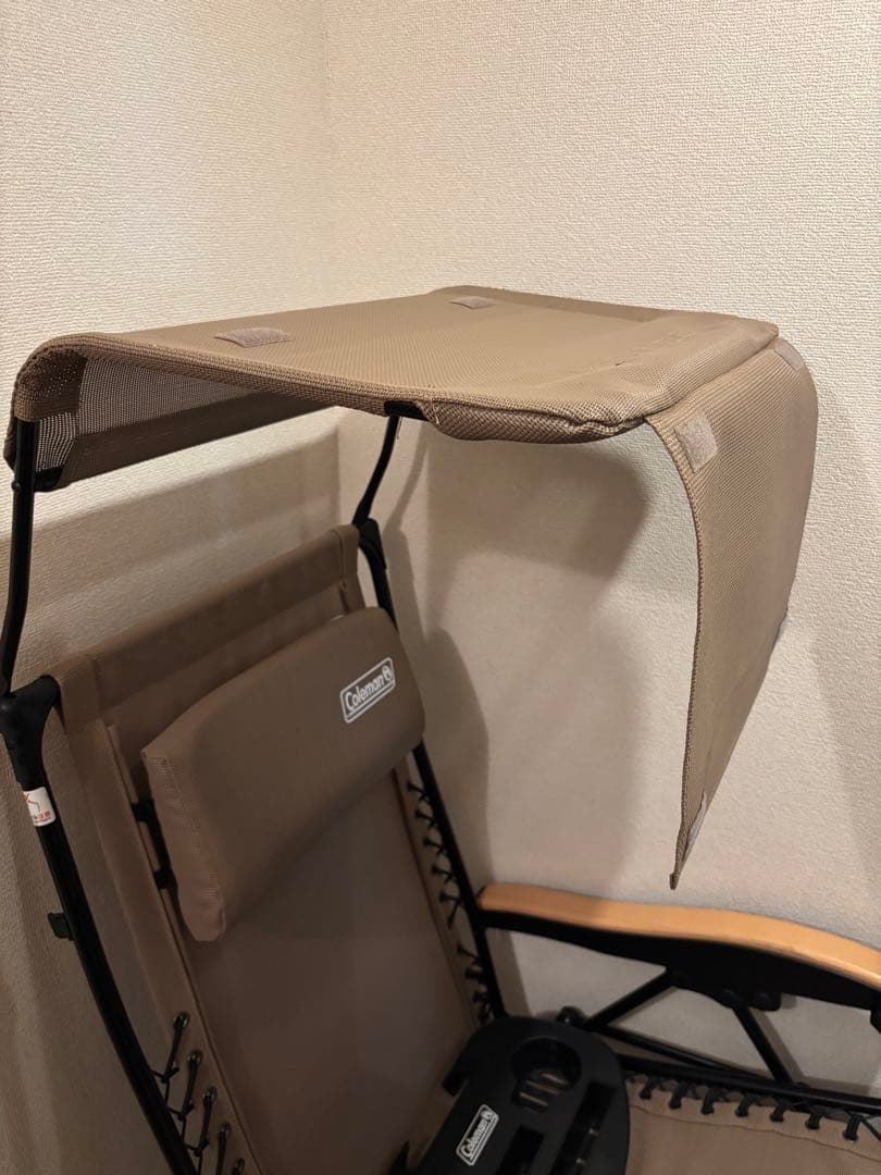 Coleman コールマン　アウトドア チェア ベージュ(送料込み)