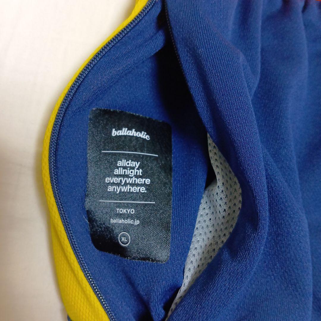 ウェア ballaholic color blocked zip shorts