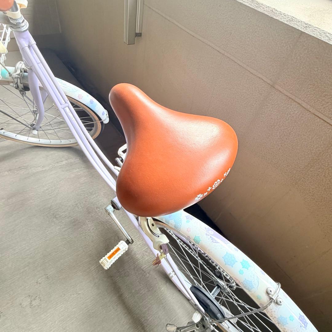 【東京】22インチ　ブリジストン　リコリーナ　ラベンダー　引き取り限定品