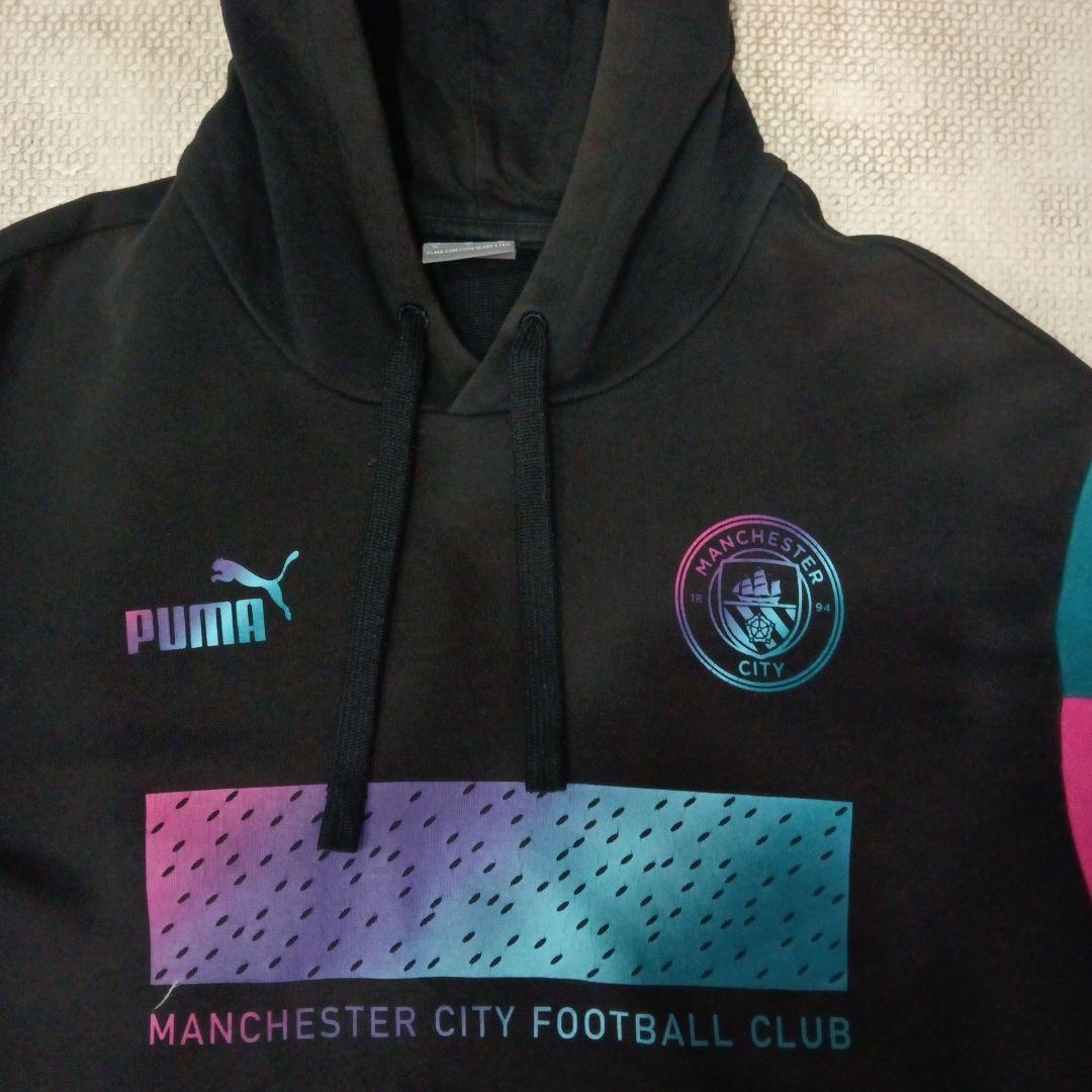 PUMA マンチェスター・シティ フード付きジャージＬサイズ
