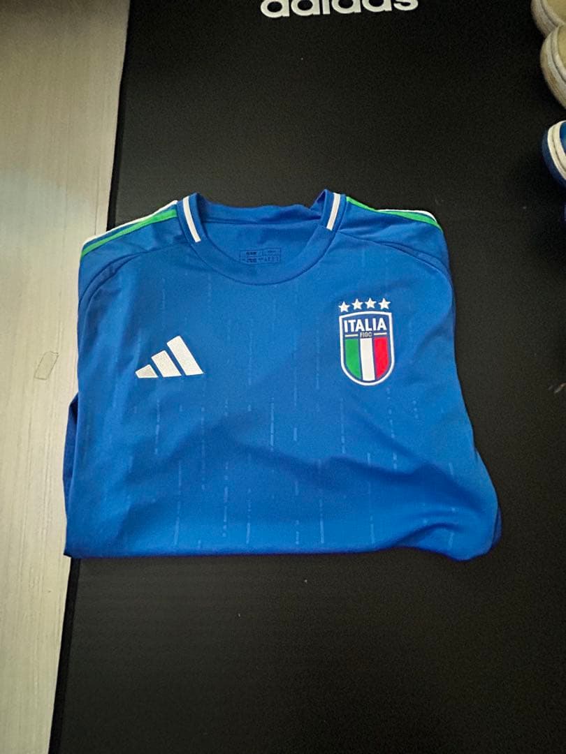イタリア代表 adidas シャツ 青2024