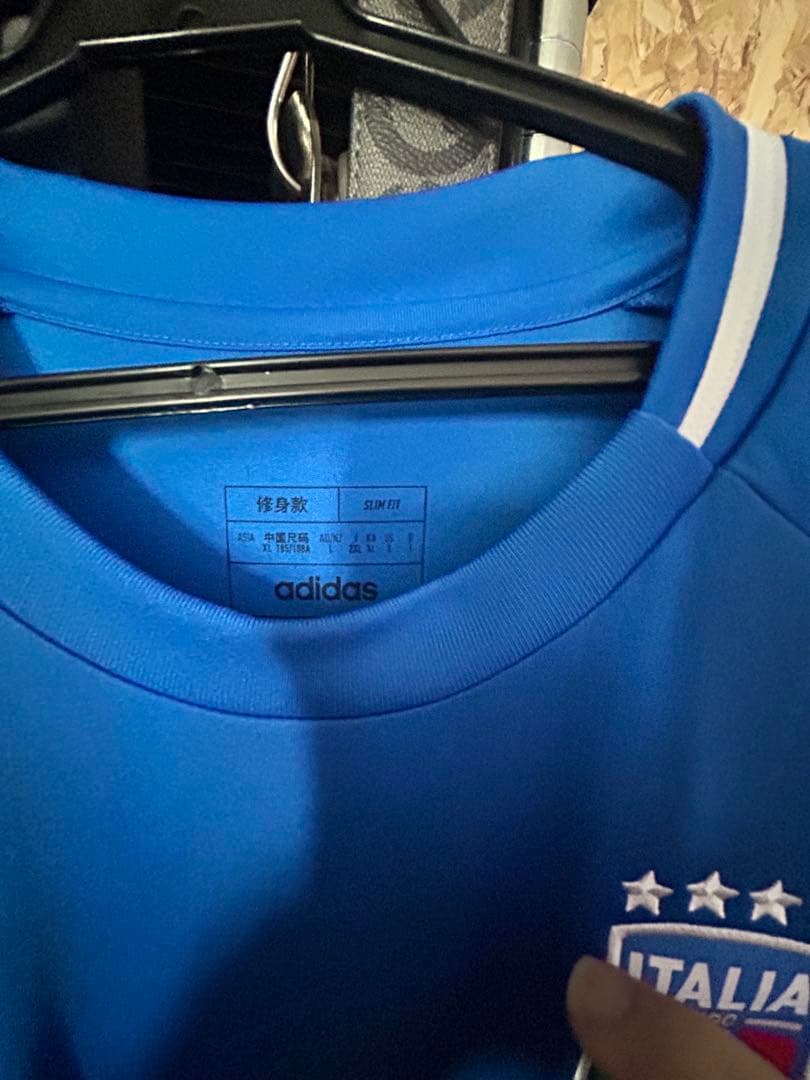 イタリア代表 adidas シャツ 青2024
