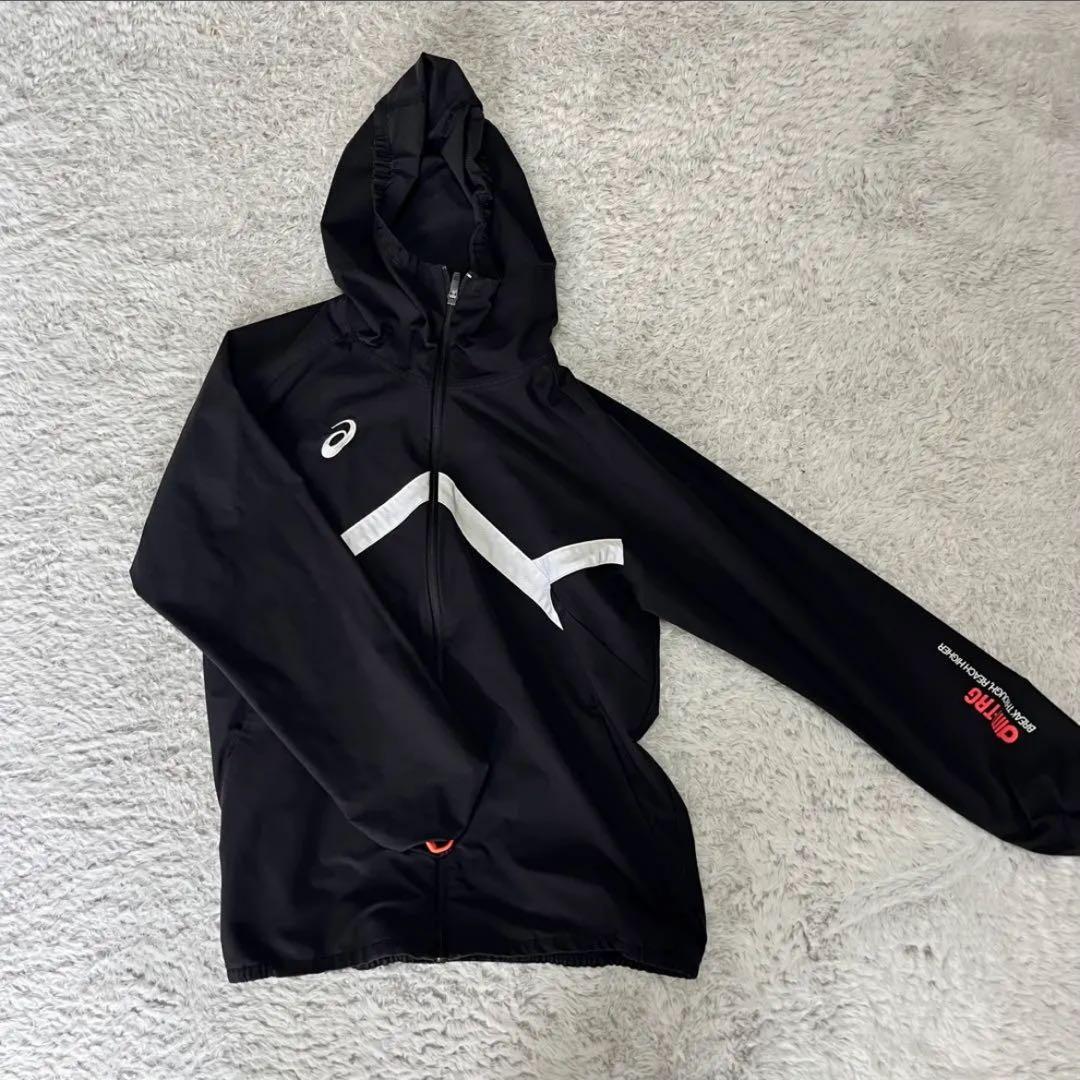 ASICS フード付きジャージ＋ロングTシャツ＋ロングタイツ