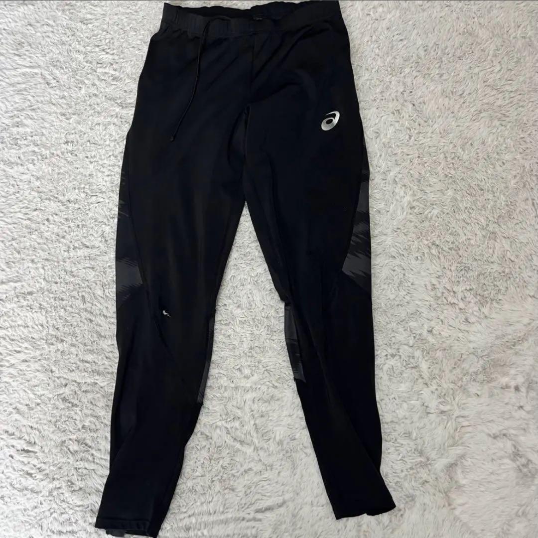 ASICS フード付きジャージ＋ロングTシャツ＋ロングタイツ