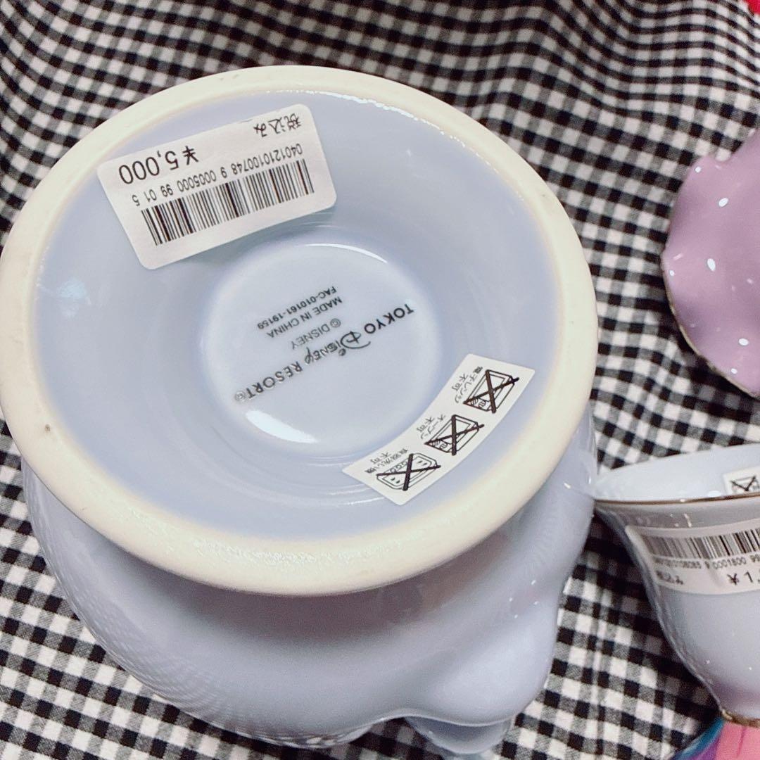 【新品.未使用】♡美女と野獣　ポット夫人のティーポットとマグカップ 3点セット♡