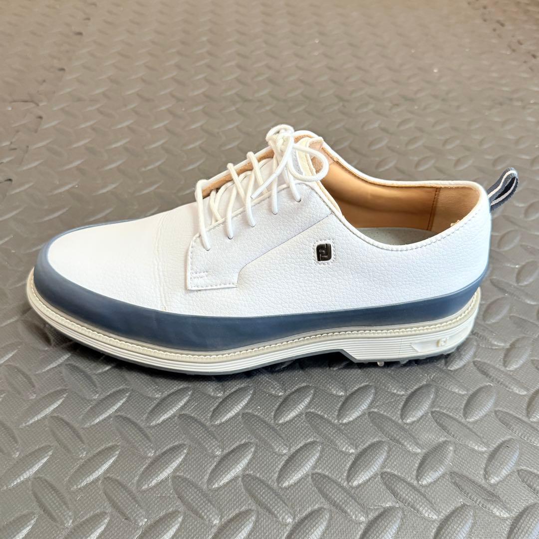 FJ フットジョイ ドライジョイズ プレミア ゴルフ シューズ 27 ホワイト