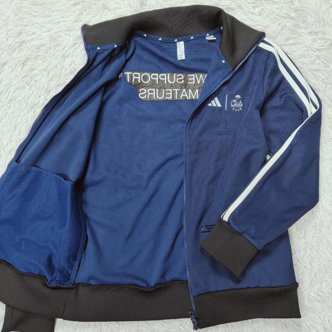 ADIDAS Golf CLUBHAUS トラックジャケット ネイビー サイズL
