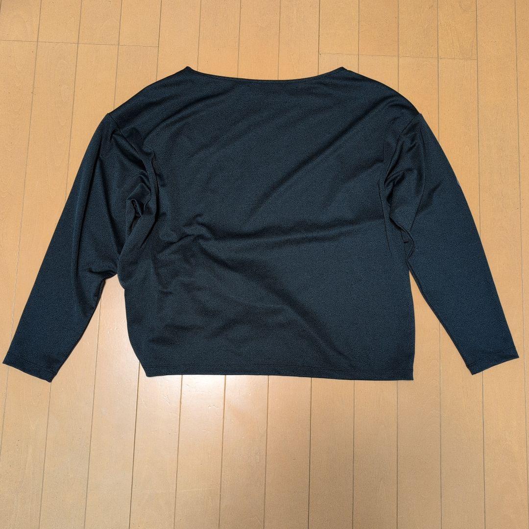 LITHEE ウエストリボンプルオーバー 黒