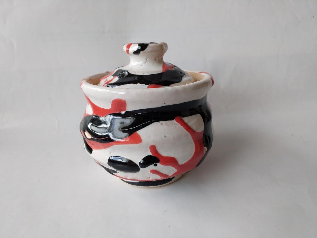 希少品 萩碗 宝瓶 関大安 作 萩煎茶器 共箱 現代アート 煎茶道具 玉露 新品