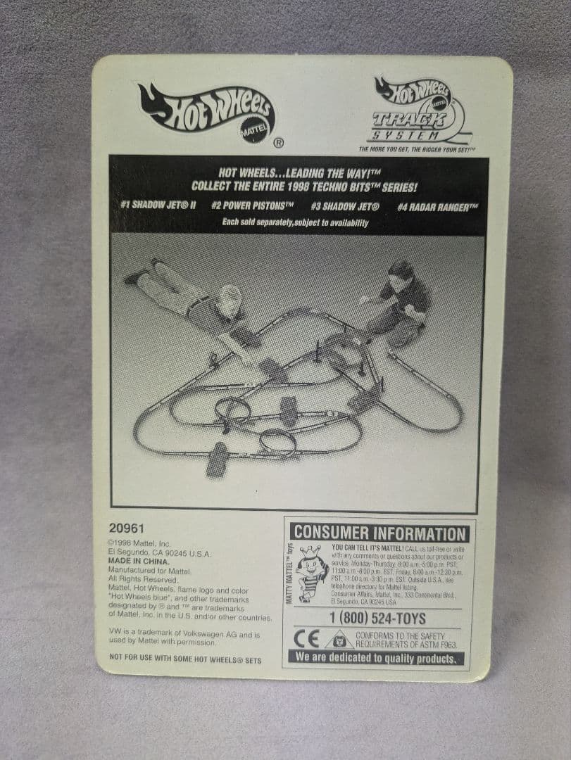 ミニカー Hot Wheels VW Racing Bus 1998