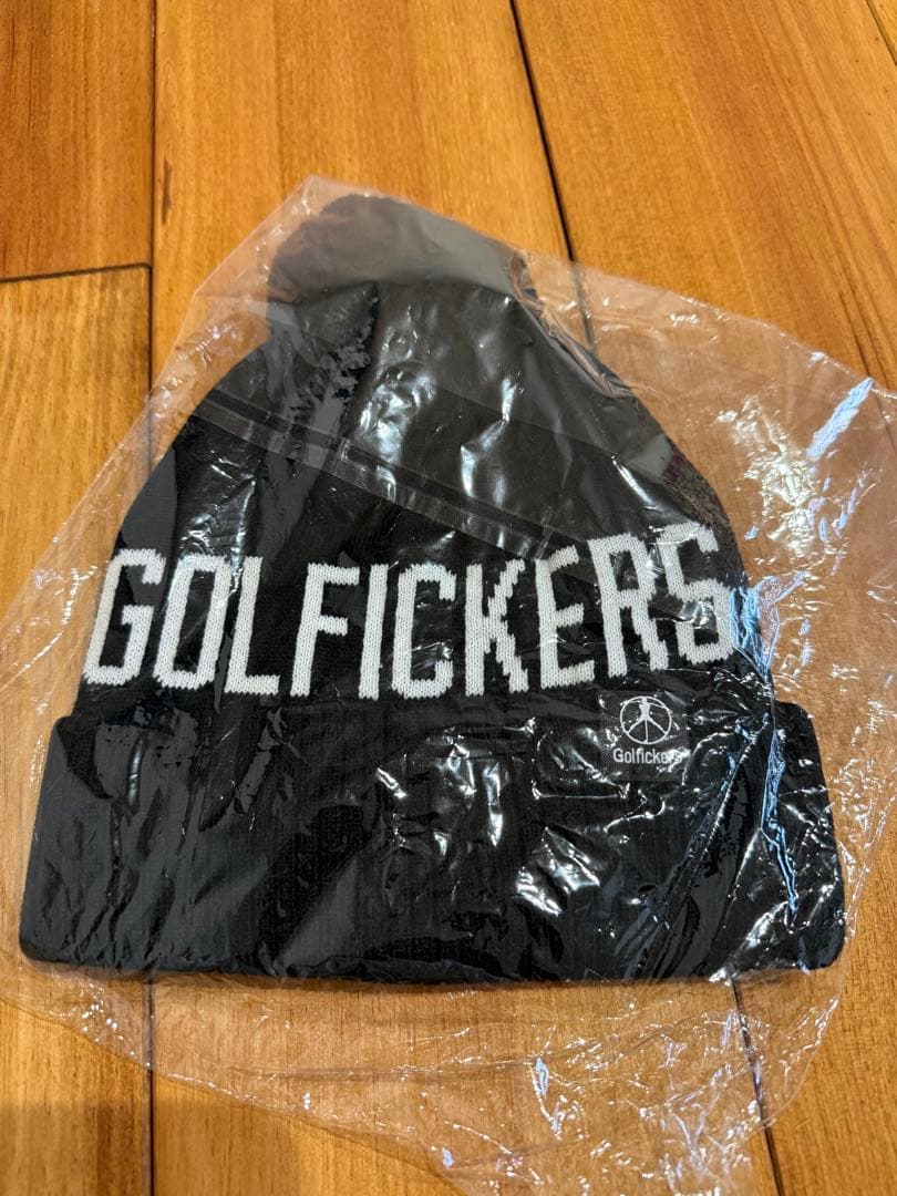 k*g様 希少　初期型　GOLFFICKERS ニット帽 黒　未開封