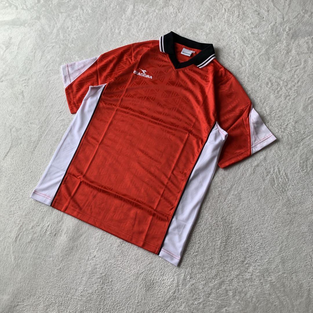 新品 デッドストック 90s DIADORA ディアドラ ゲームシャツ
