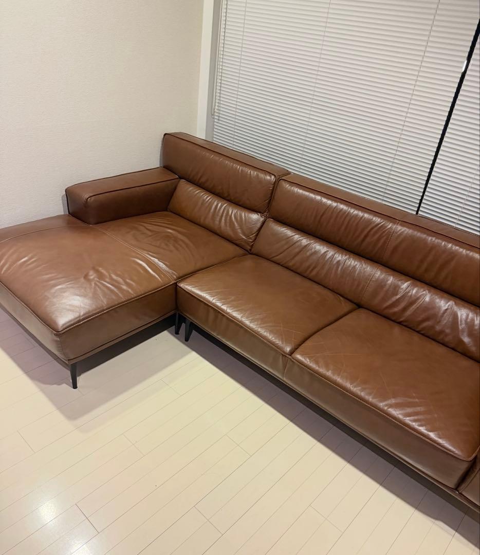 カウチソファ◆高級感あるおしゃれなソファです。美品