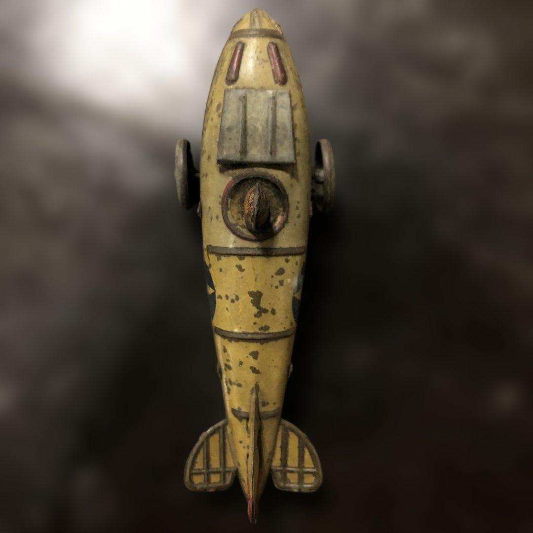 ヴィンテージ　ブリキ 飛行機　軍隊