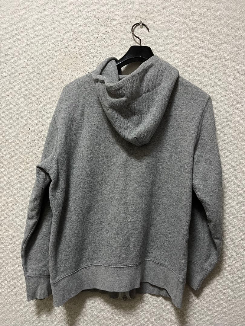 ジャッカル　スウェットパーカー　/L　霜降りグレー　ストレッチ　ダブルジップ