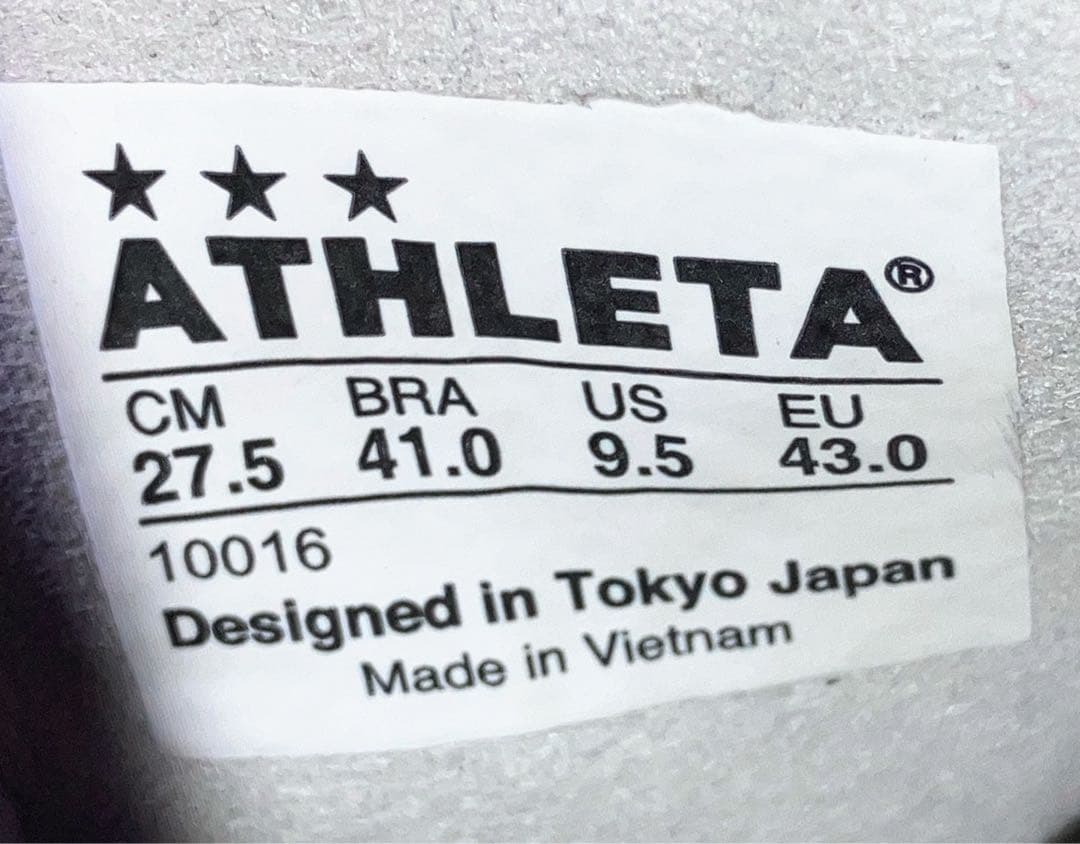 ★極美品！ATHLETA アスレタ O-Rei T6 サッカースパイク 27.5