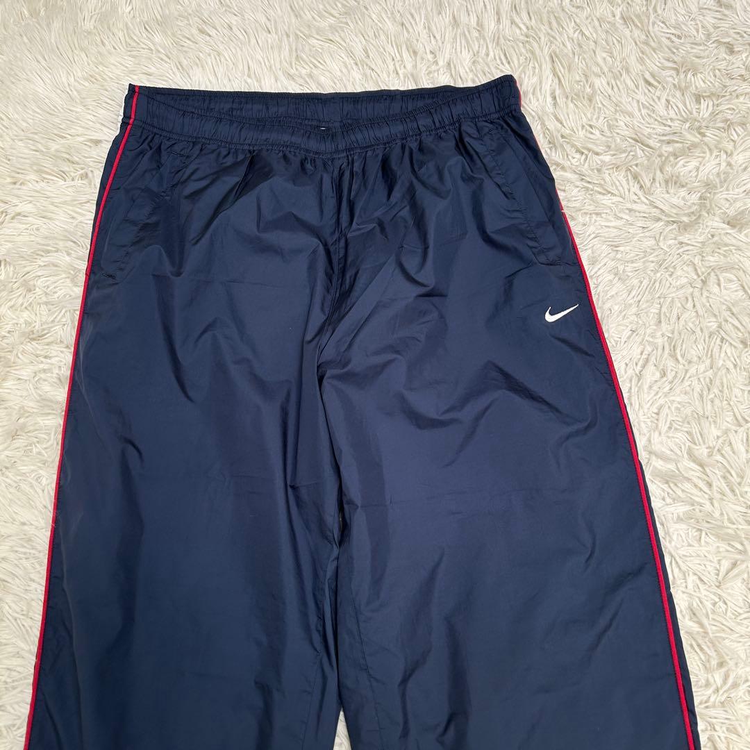 NIKE ナイキ　90s ナイロントラックジャケット　セットアップ　紺色　XL