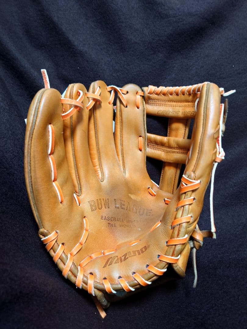 《中古・レストア》Mizuno ビューリーグ　軟式・左投外野用グローブ
