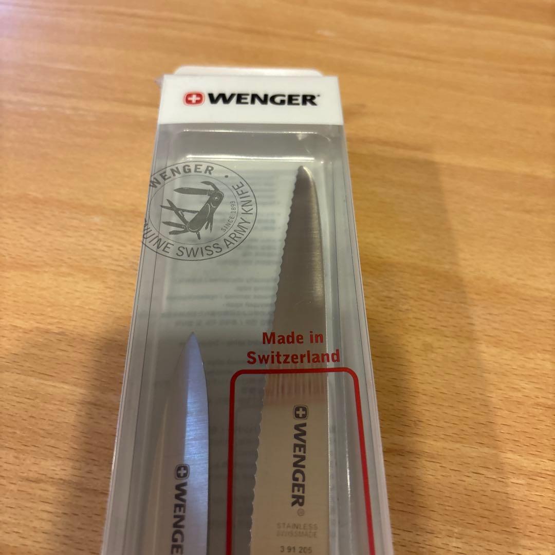 レア☆未使用☆ウェンガー☆スナックナイフ☆パーリングナイフ☆ピンク☆WENGER