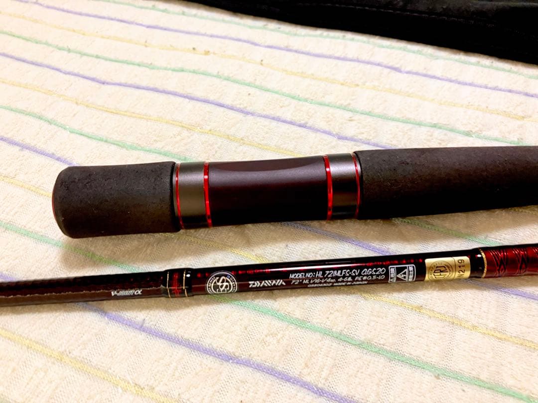 美品 ダイワ ハートランド HL721MLFS-SV AGS20 冴掛 七弍