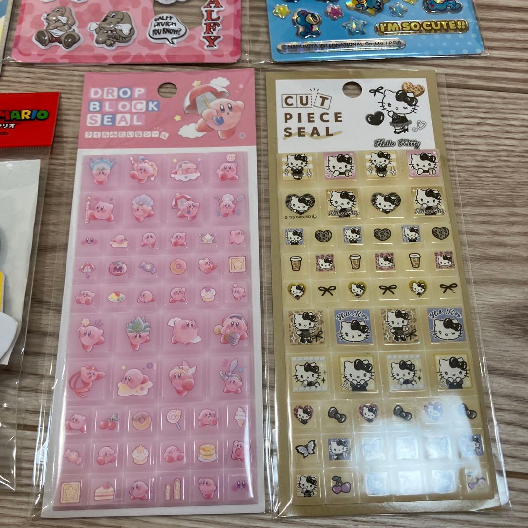 まとめ売り シール 8点セット　引退