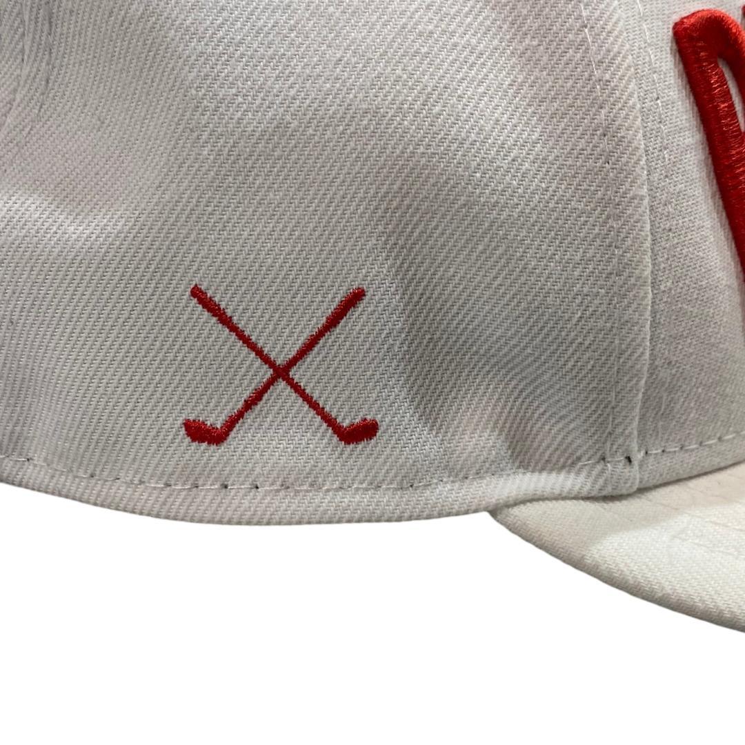 BEAMS GOLF ビームス ゴルフ フラットバイザー キャップ ホワイト