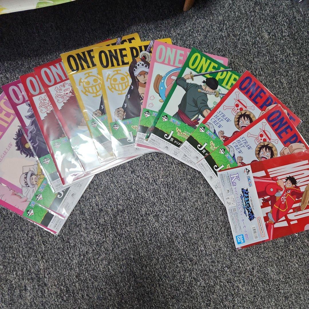 ONE PIECE ストロングハットクルー クリアファイル 12枚セット