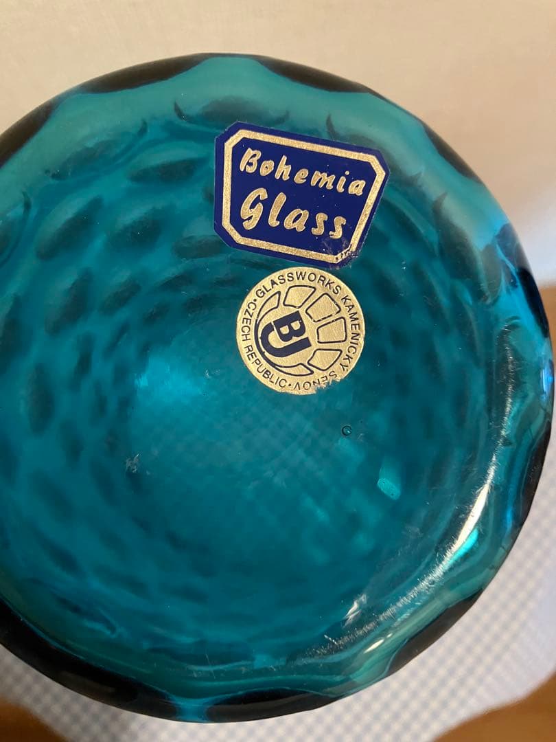 Bohemia Glass のフラワーベース