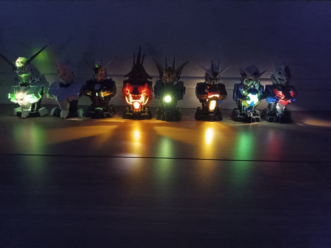機動戦士ガンダム MSメカニカルバスト　外装+内部メカ　８体まとめ売り
