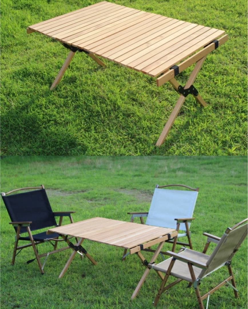 CHANODUG OUTDOOR　ウッドロールテーブル
