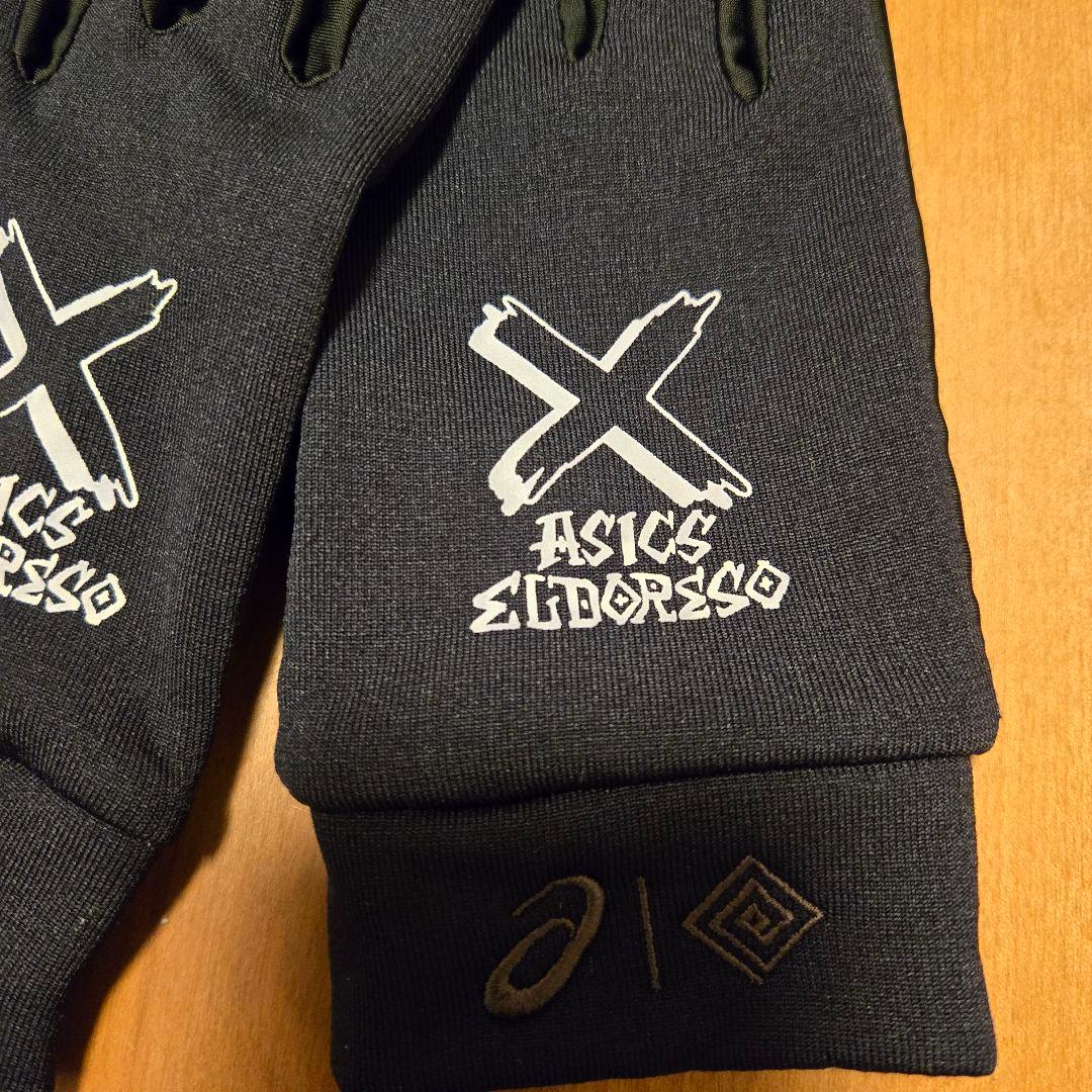 エルドレッソ　アシックス　グローブ　手袋　登山　マラソン　ランニング　トレラン