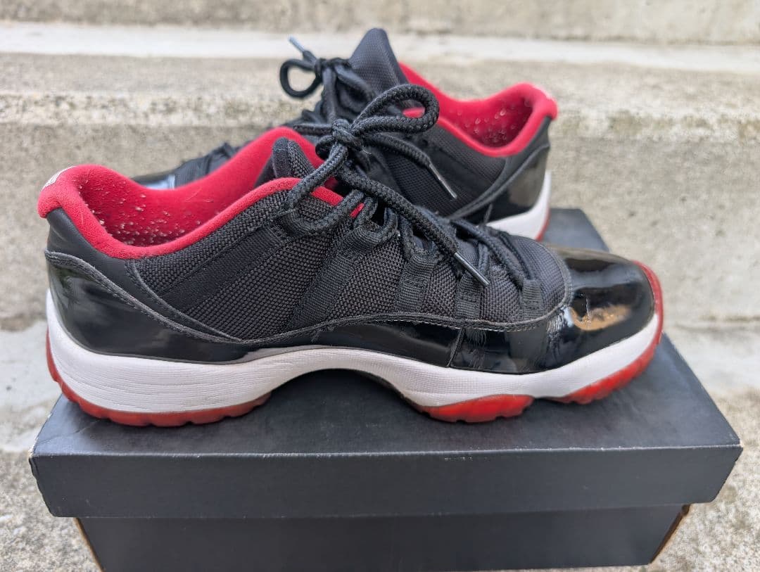 シューズ(男性用) aj11 bred low 27cm jordan11