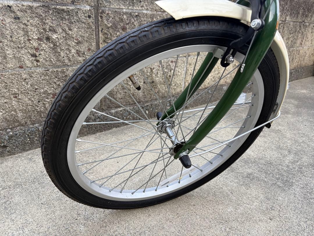 simple style 折りたたみ自転車 グリーン