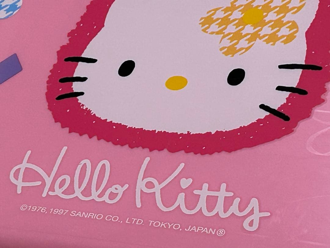 サンリオ レトロ ハローキティ カオハナ 洗濯カゴ バスケット ピンク 2色組