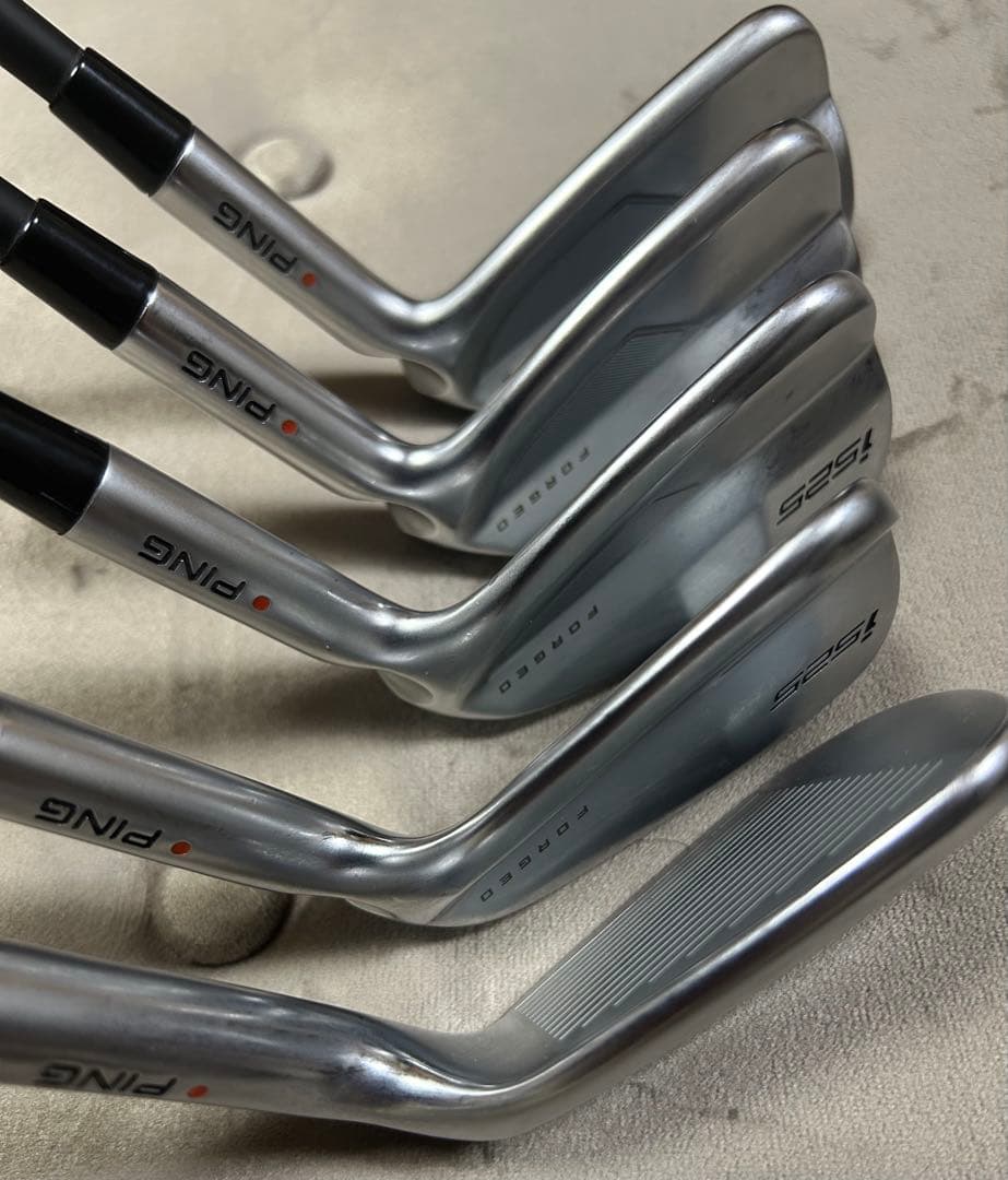 PING i525 アイアンセット7～U 5本 TRAVIL 95 S オレンジ