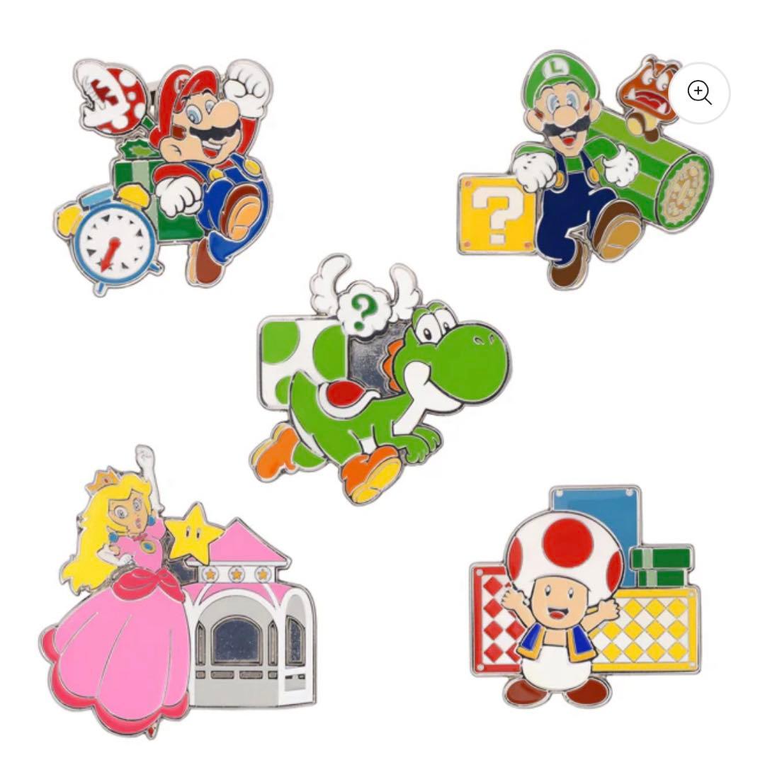 ユニバ　来場者限定品　ニンテンドー　ピンバッジコンプリートボックス（10個）