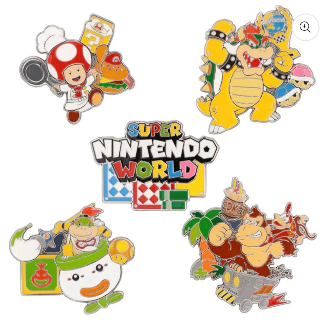 ユニバ　来場者限定品　ニンテンドー　ピンバッジコンプリートボックス（10個）